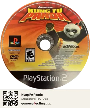 Kung Fu Panda PlayStation 2, NTSC disc