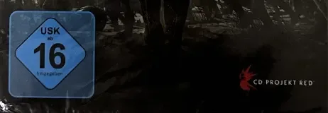 The Witcher 2: Assassins of Kings, the USK square on its front