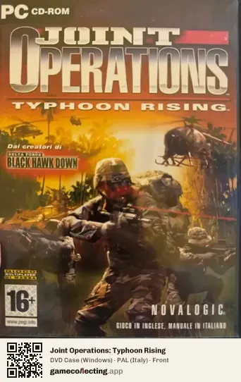Joint Operations: Typhoon Rising Computer, Italy box front