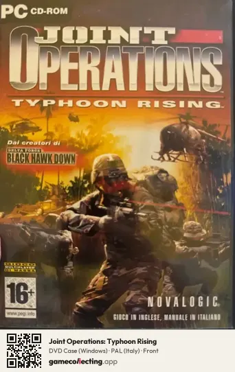 Joint Operations: Typhoon Rising Computer, Italy box front