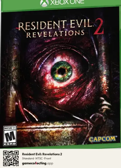 Resident Evil: Revelations 2 Xbox One, NTSC box front