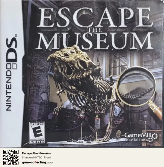 Escape the Museum Nintendo DS, NTSC box front