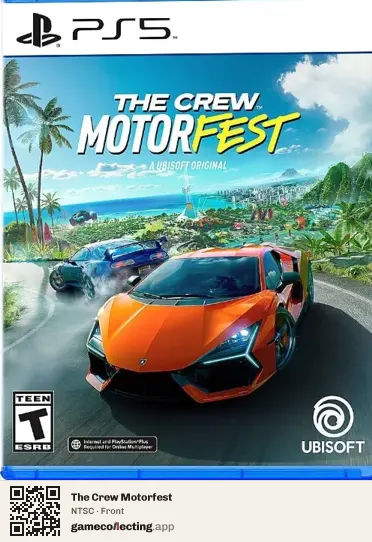 The Crew Motorfest PlayStation 5, NTSC box front