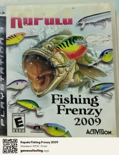 Rapala Fishing Frenzy 2009 PlayStation 3, NTSC box front
