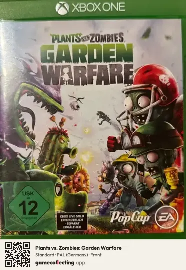 Plants vs. Zombies: Garden Warfare Xbox One, Germany box front