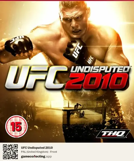 UFC Undisputed 2010 PlayStation 3, United Kingdom box front