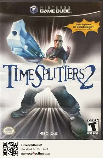 TimeSplitters 2 Nintendo GameCube, NTSC box front