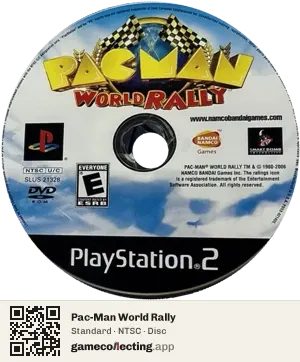 Pac-Man World Rally PlayStation 2, NTSC disc