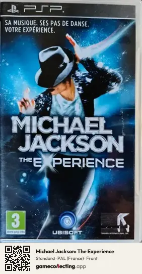 Michael Jackson: The Experience PlayStation Portable, France box front
