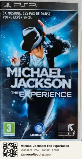 Michael Jackson: The Experience PlayStation Portable, France box front