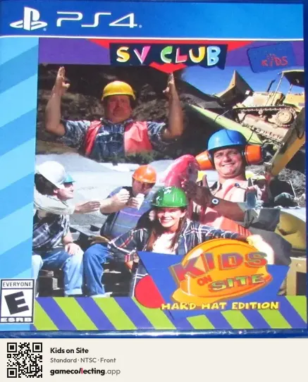 Kids on Site PlayStation 4, NTSC box front