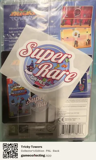 Tricky Towers Nintendo Switch, PAL box back