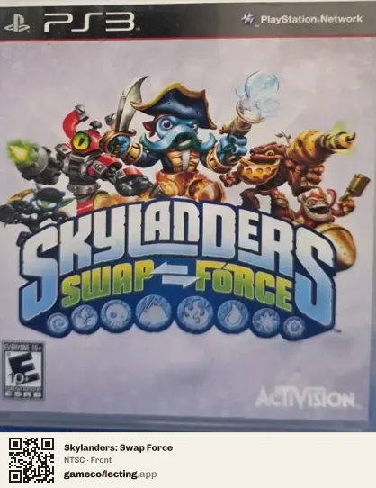 Skylanders: Swap Force PlayStation 3, NTSC box front