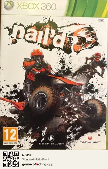 Nail'd Xbox 360, PAL box front