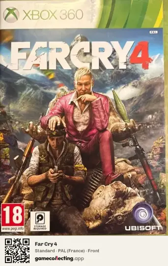 Far Cry 4 Xbox 360, France box front