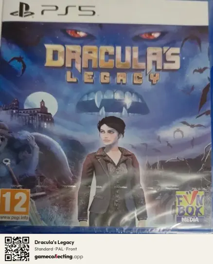 Dracula's Legacy PlayStation 5, PAL box front