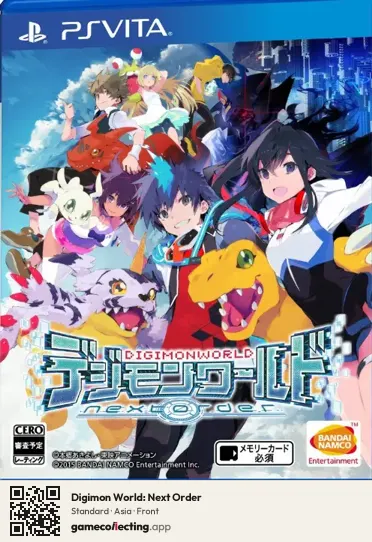 Digimon World: Next Order PlayStation Vita, Asia box front