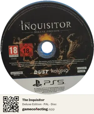The Inquisitor PlayStation 5, PAL disc