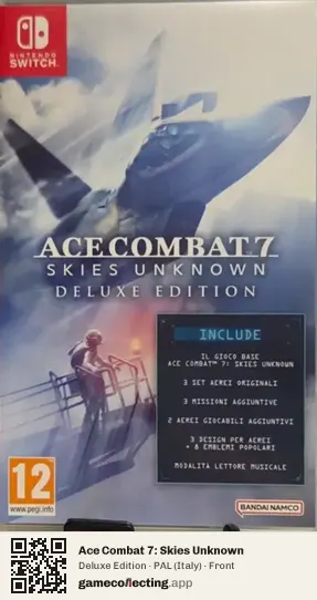 Ace Combat 7: Skies Unknown Nintendo Switch, Italy box front