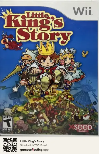 Little King's Story Nintendo Wii, NTSC box front