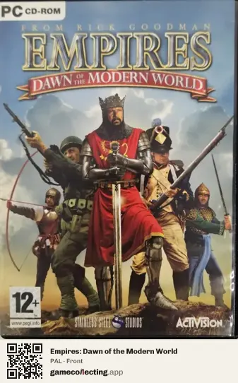 Empires: Dawn of the Modern World Computer, PAL box front