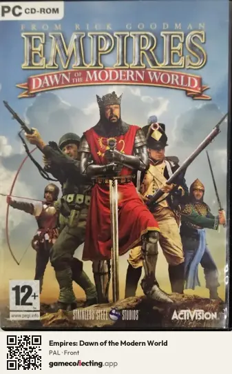 Empires: Dawn of the Modern World Computer, PAL box front