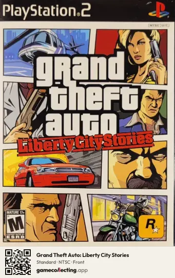 Grand Theft Auto: Liberty City Stories PlayStation 2, NTSC box front