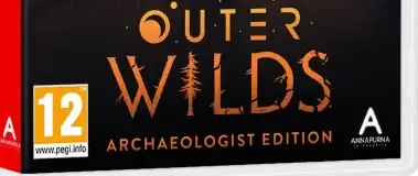 Outer Wilds, the PEGI square on its front