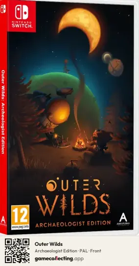 Outer Wilds Nintendo Switch, PAL box front