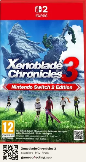 Xenoblade Chronicles 3 Nintendo Switch 2, PAL box front