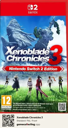 Xenoblade Chronicles 3 Nintendo Switch 2, PAL box front