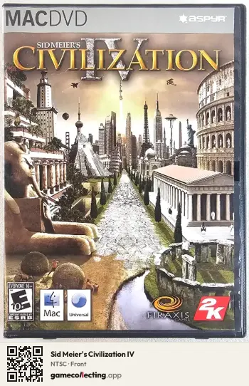 Sid Meier's Civilization IV Computer, NTSC box front