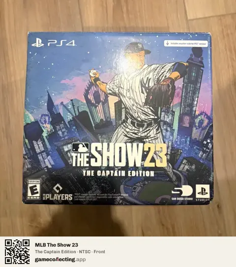 MLB The Show 23 PlayStation 4, NTSC box front