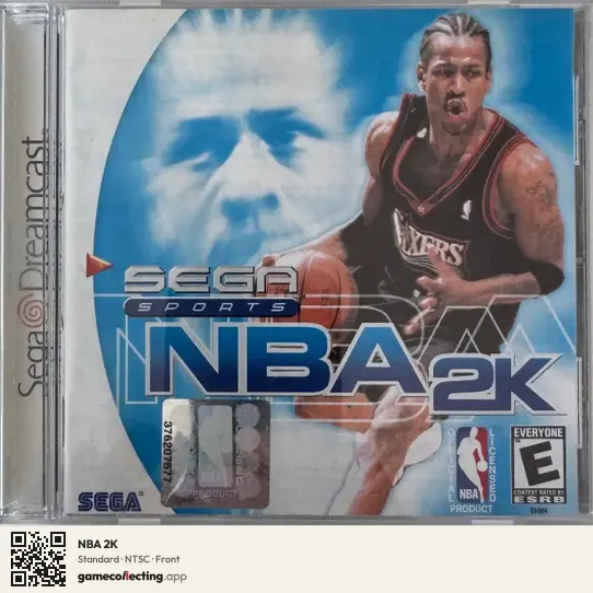 NBA 2K Sega Dreamcast, NTSC box front