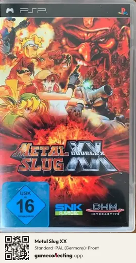 Metal Slug XX PlayStation Portable, Germany box front