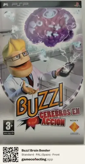 Buzz! Brain Bender PlayStation Portable, Spain box front