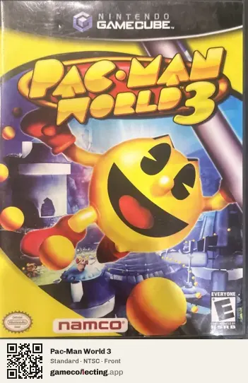 Pac-Man World 3 Nintendo GameCube, NTSC box front