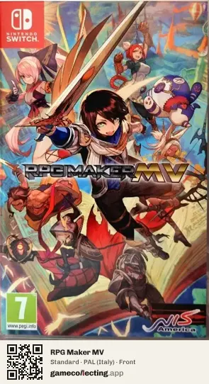 RPG Maker MV Nintendo Switch, Italy box front