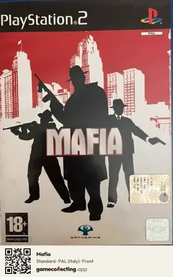 Mafia PlayStation 2, Italy box front