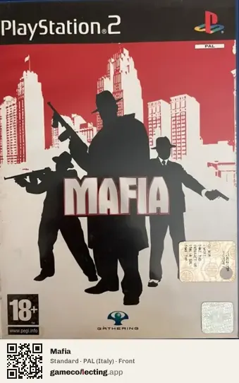 Mafia PlayStation 2, Italy box front