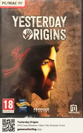 Yesterday Origins Computer, France box front