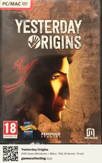 Yesterday Origins Computer, France box front