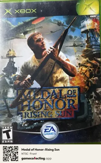 Medal of Honor: Rising Sun Xbox, NTSC box front