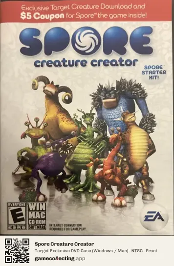 Spore Creature Creator Computer, NTSC box front