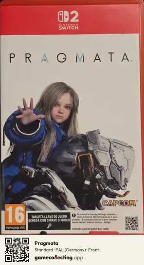 Pragmata Nintendo Switch 2, Germany box front