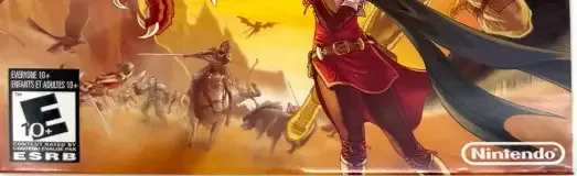 Fire Emblem: Radiant Dawn, the ESRB box on its front