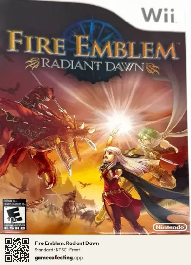 Fire Emblem: Radiant Dawn Nintendo Wii, NTSC box front