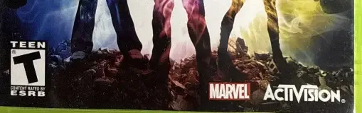 X-Men: Destiny, the ESRB box on its front