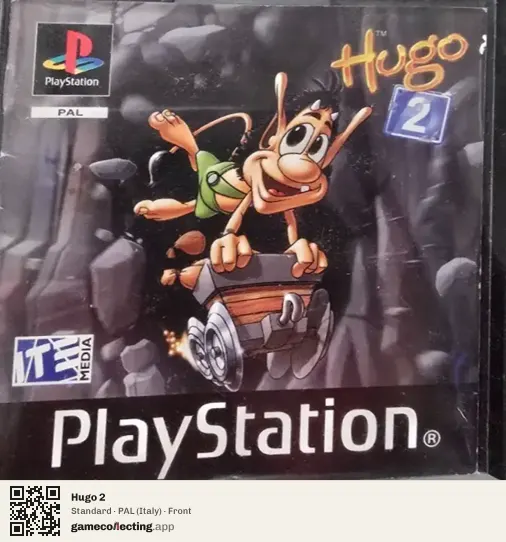 Hugo 2 PlayStation, Italy box front