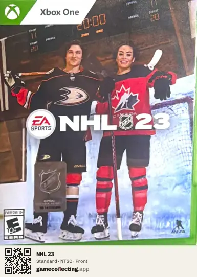 NHL 23 Xbox One, NTSC box front